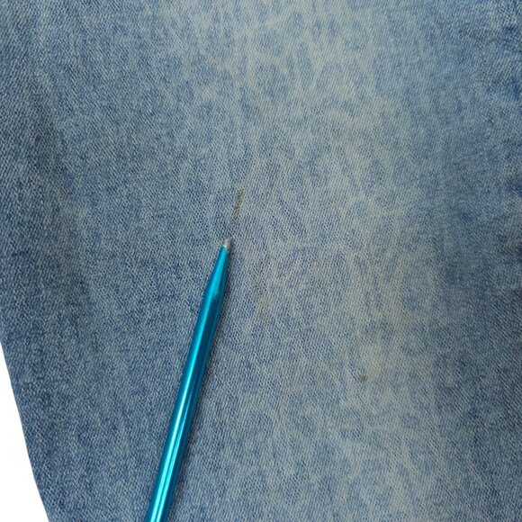 Kut From The Kloth Ankle Skinny Distressed Jeans Womens Size 6 Denim Light Wash - Picture 7 of 12